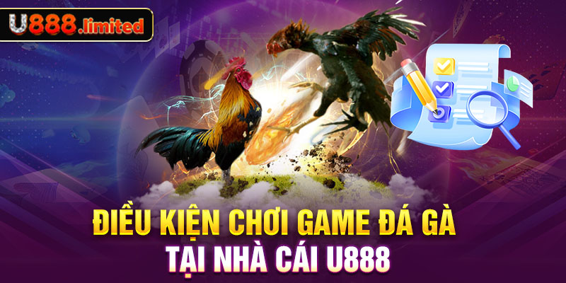 Điều kiện chơi game đá gà tại nhà cái U888